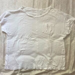 Plain White Banana Republic Tee